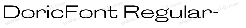 DoricFont Regular字体转换